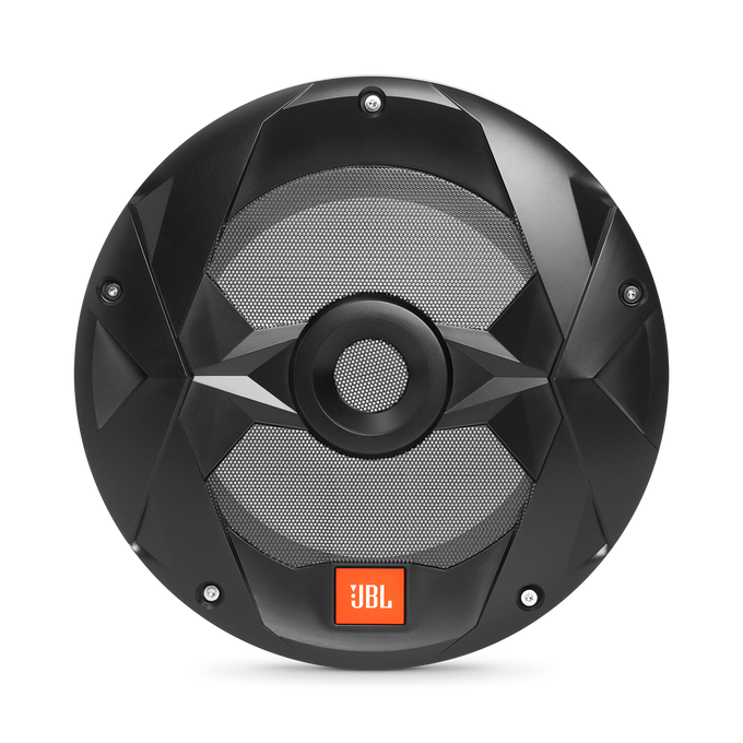 Club Marine MS10LB - Black Matte - Club Marine MS10LB—10" (250mm) marine audio multi-element subwoofer with RGB lighting – Black - Front image number null