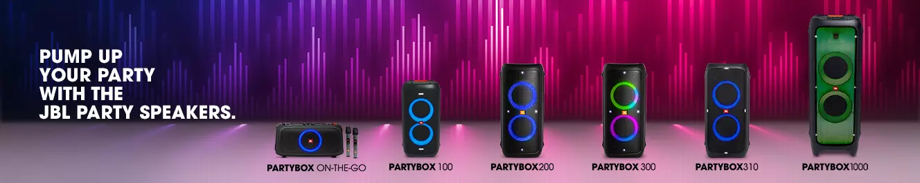 JBL PartyBox 1000 Portable Bluetooth Speaker - Black