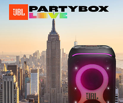JBL Partybox Live: Don't miss a minute of JBL's NYC takeover