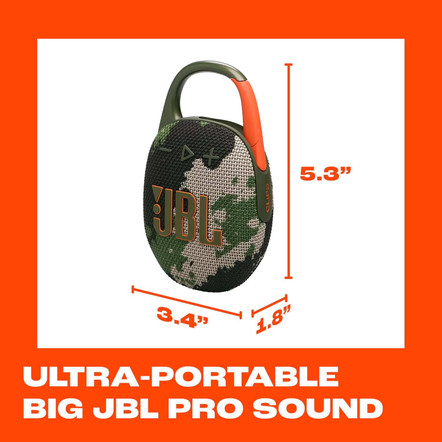 JBL Clip 5 | Ultra-portable waterproof speaker
