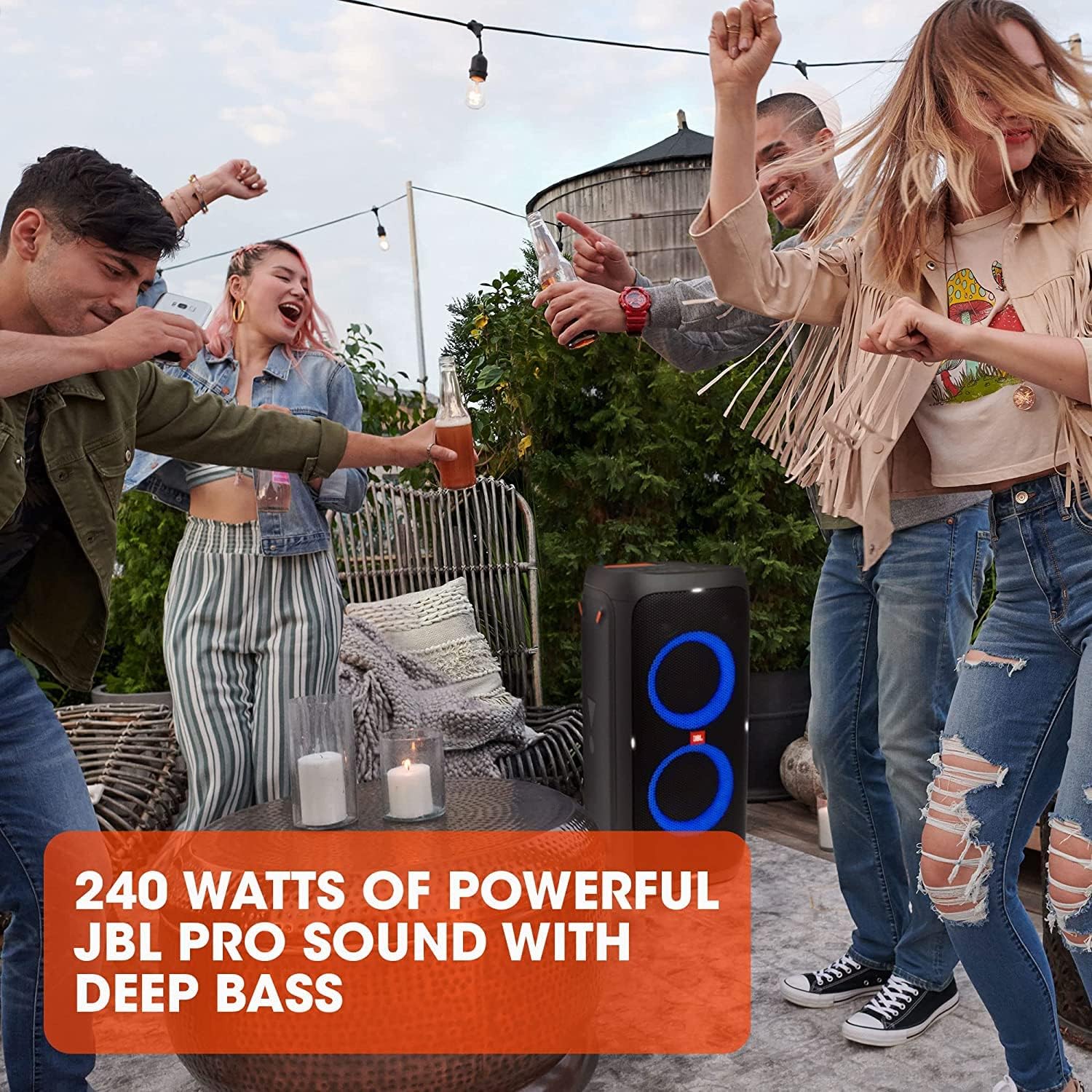 JBL Partybox 310 | Portable party speaker with dazzling lights and JBL Partybox 310 | Portable party speaker with dazzling lights and