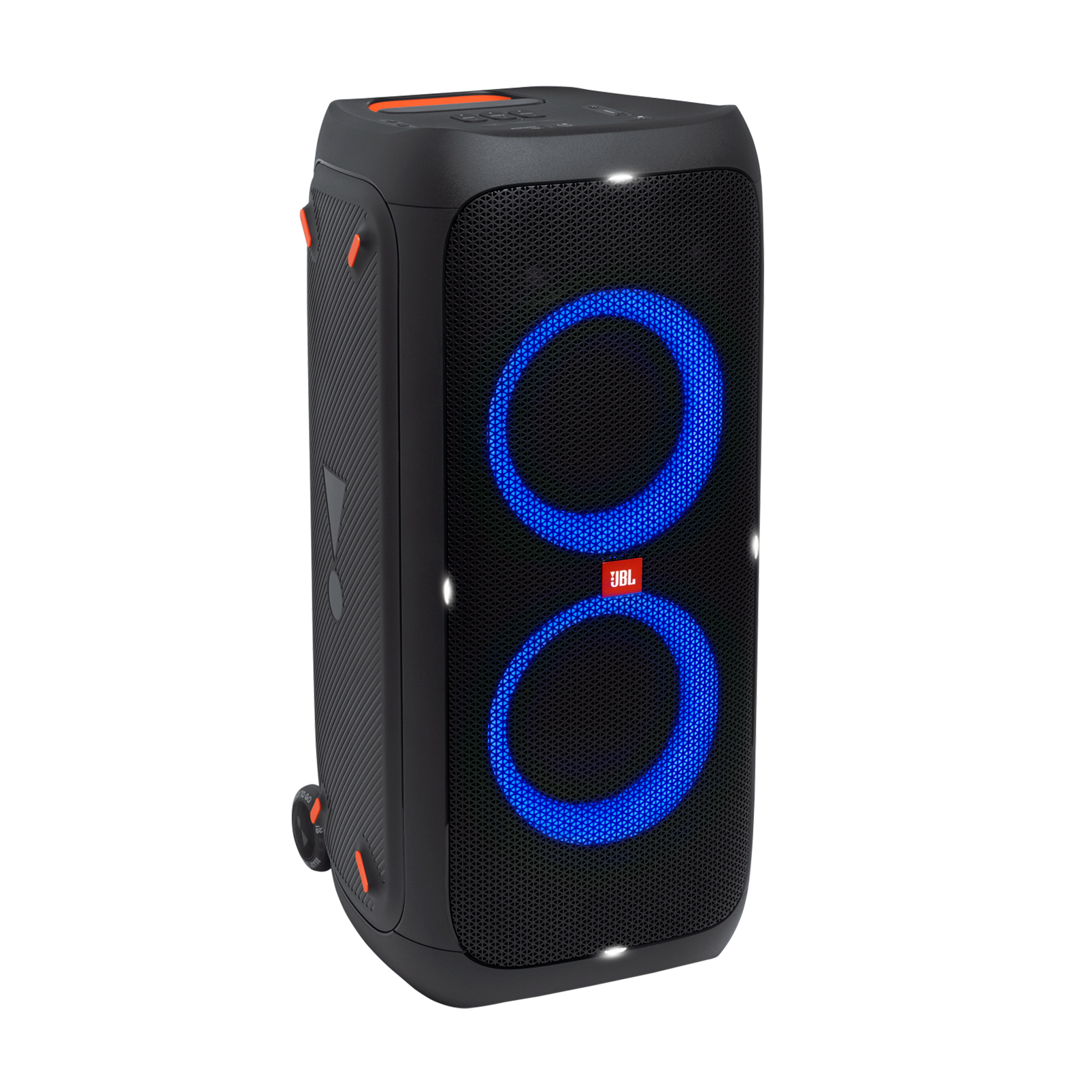 JBL Partybox 310 - Black - Portable party speaker with dazzling lights and powerful JBL Pro Sound - Hero