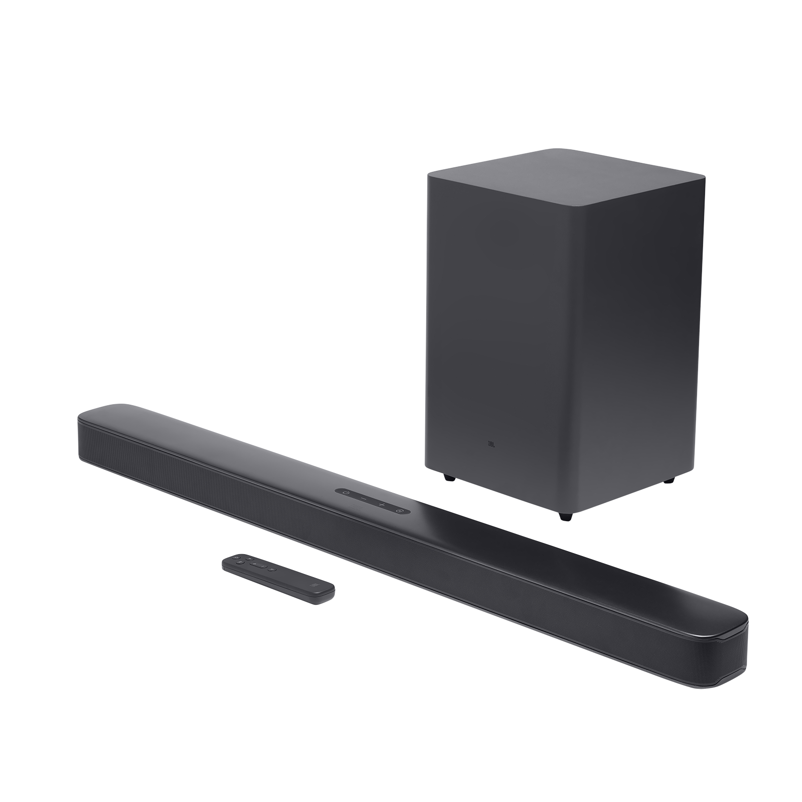 JBL Bar 2.1 Deep Bass - Black - 2.1 channel soundbar with wireless subwoofer - Hero