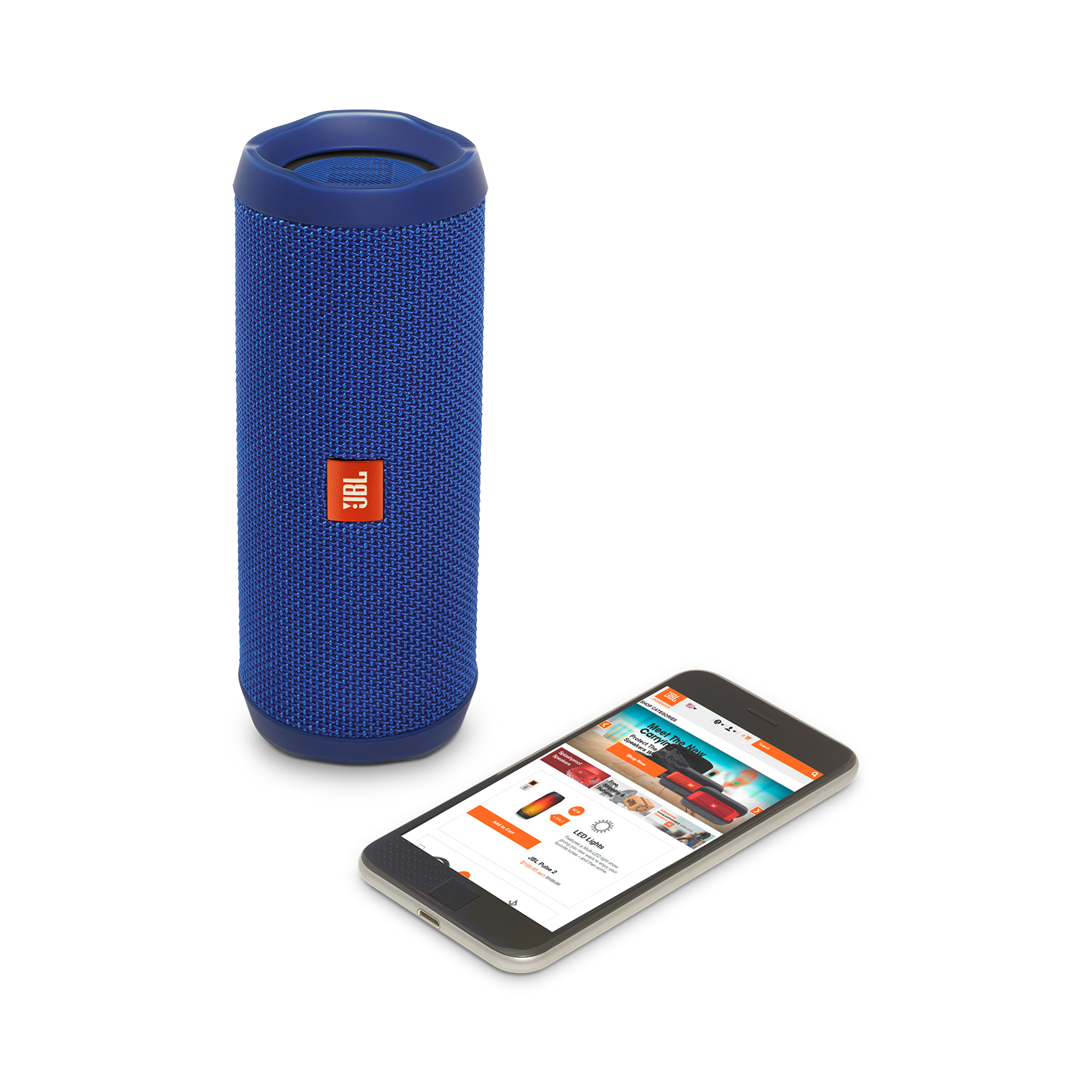 jbl flip 4 blue light