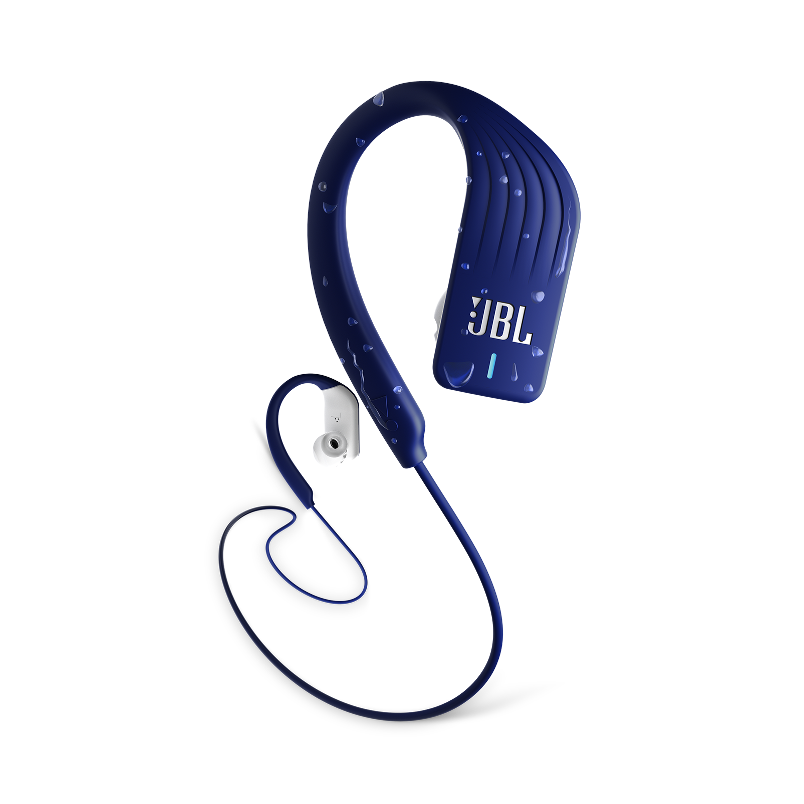 JBL Endurance SPRINT - Blue - Waterproof Wireless In-Ear Sport Headphones - Hero
