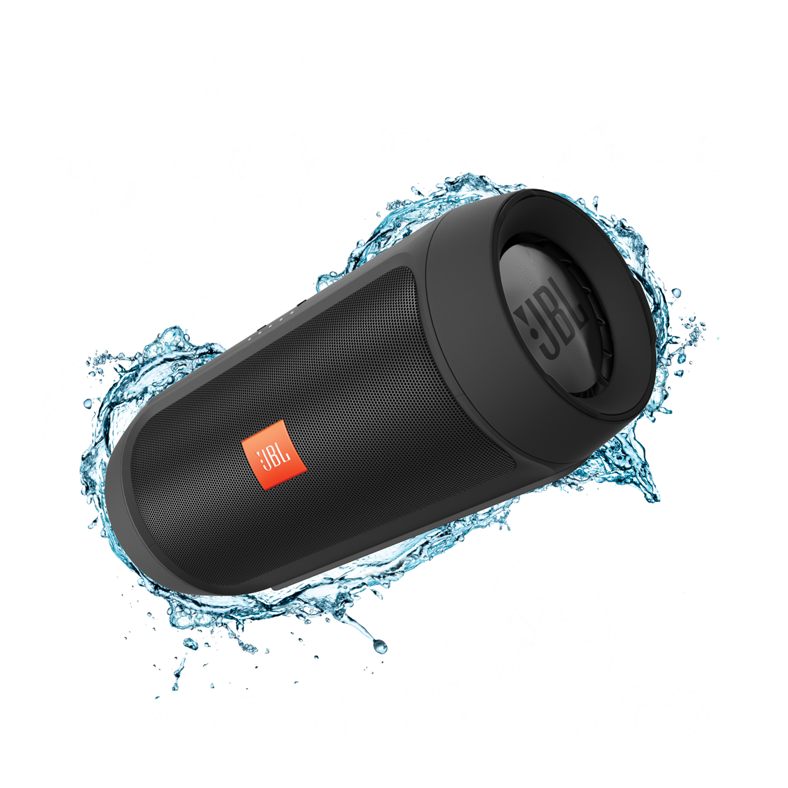 Black Renewed JBL Charge 3 Portable Bluetooth Waterproof Speaker 