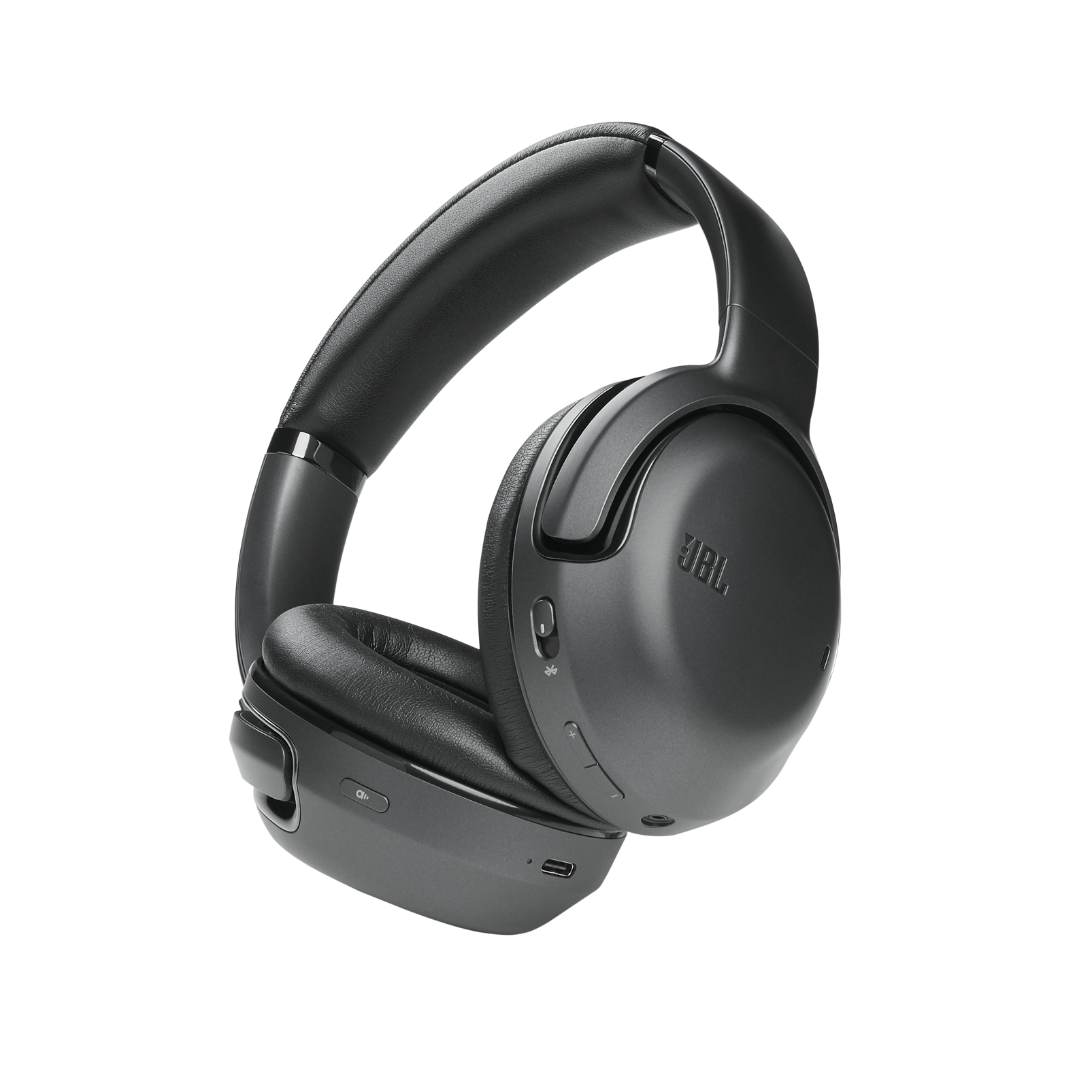 JBL Tour One - Black - Wireless over-ear noise cancelling headphones - Hero