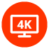 Ultra HD 4K Pass-through with Dolby Vision™