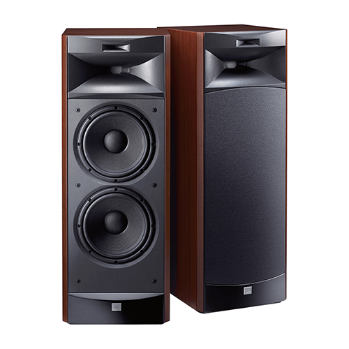 JBL S3900 Furniture-grade cherry wood veneer enclosure. - Image
