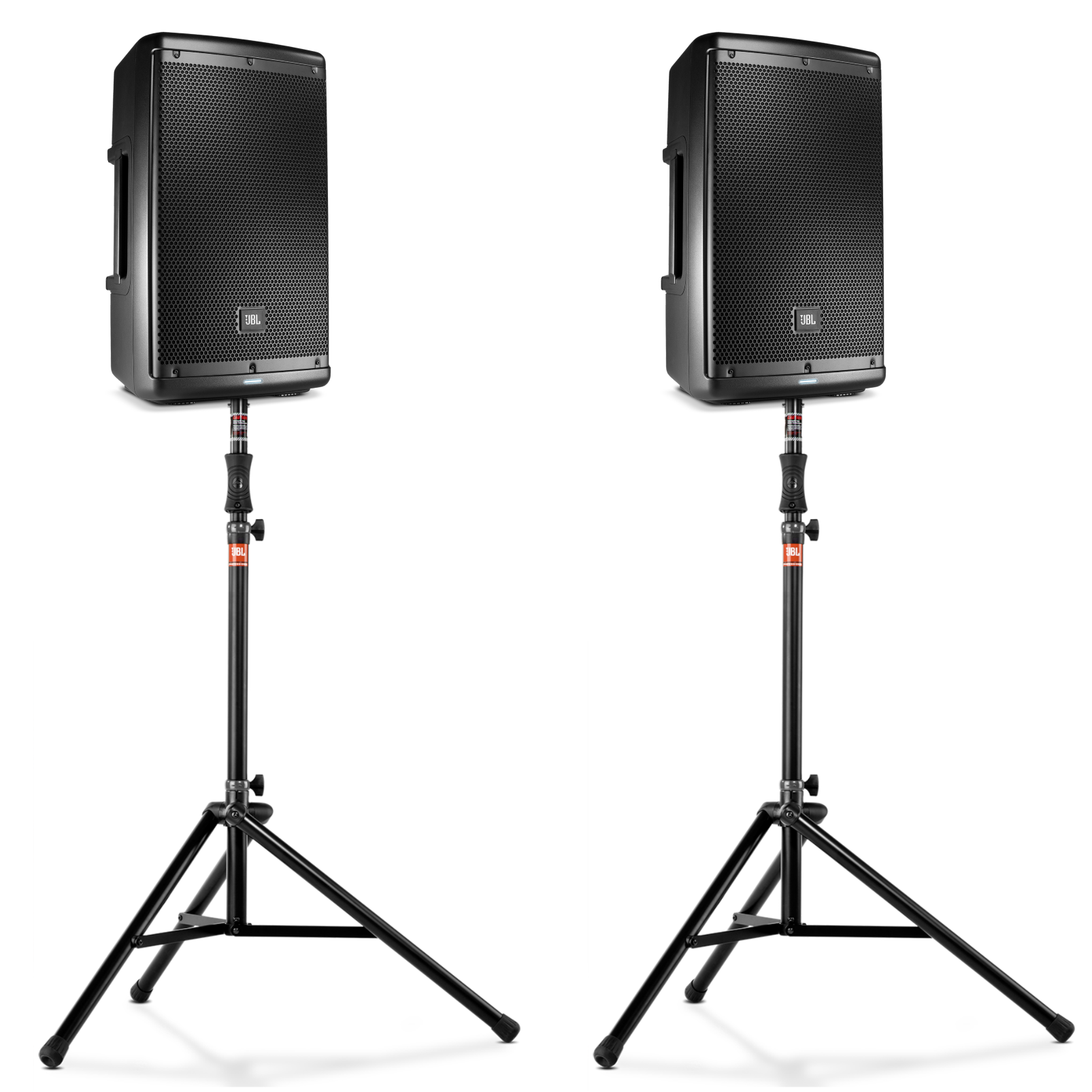 JBL EON610 Speakers and Stands Bundle (Pair) - JBL US