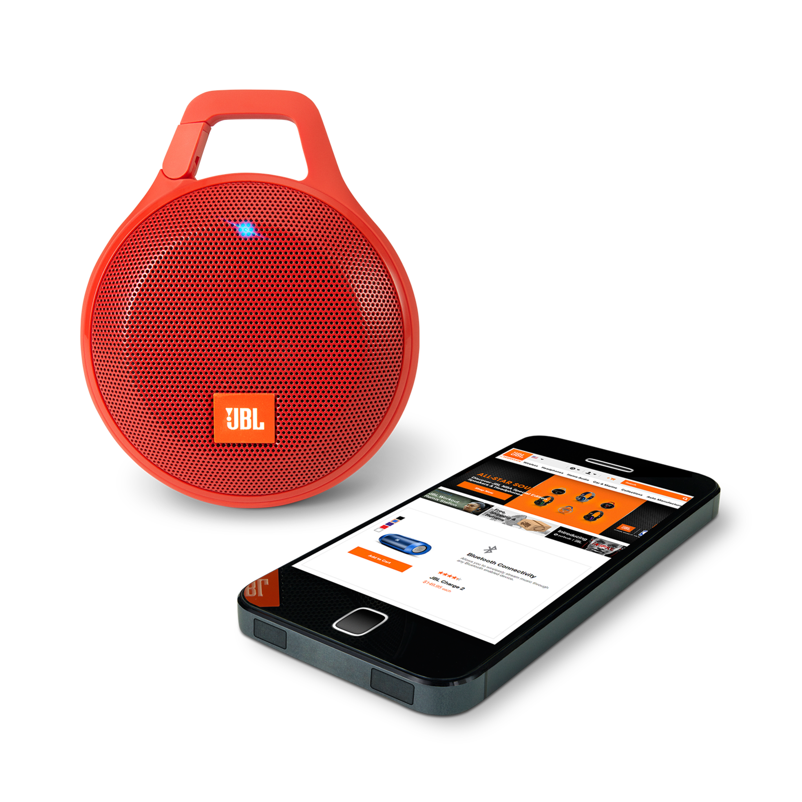 JBL Clip+ | Rugged, Splashproof Bluetooth Speaker