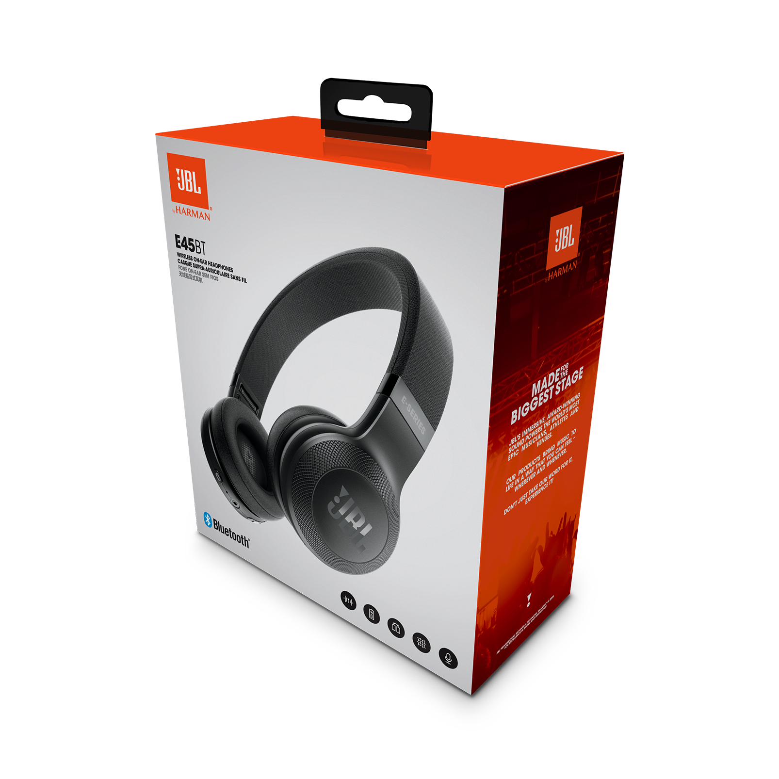 JBL E45BT | Wireless on-ear headphones