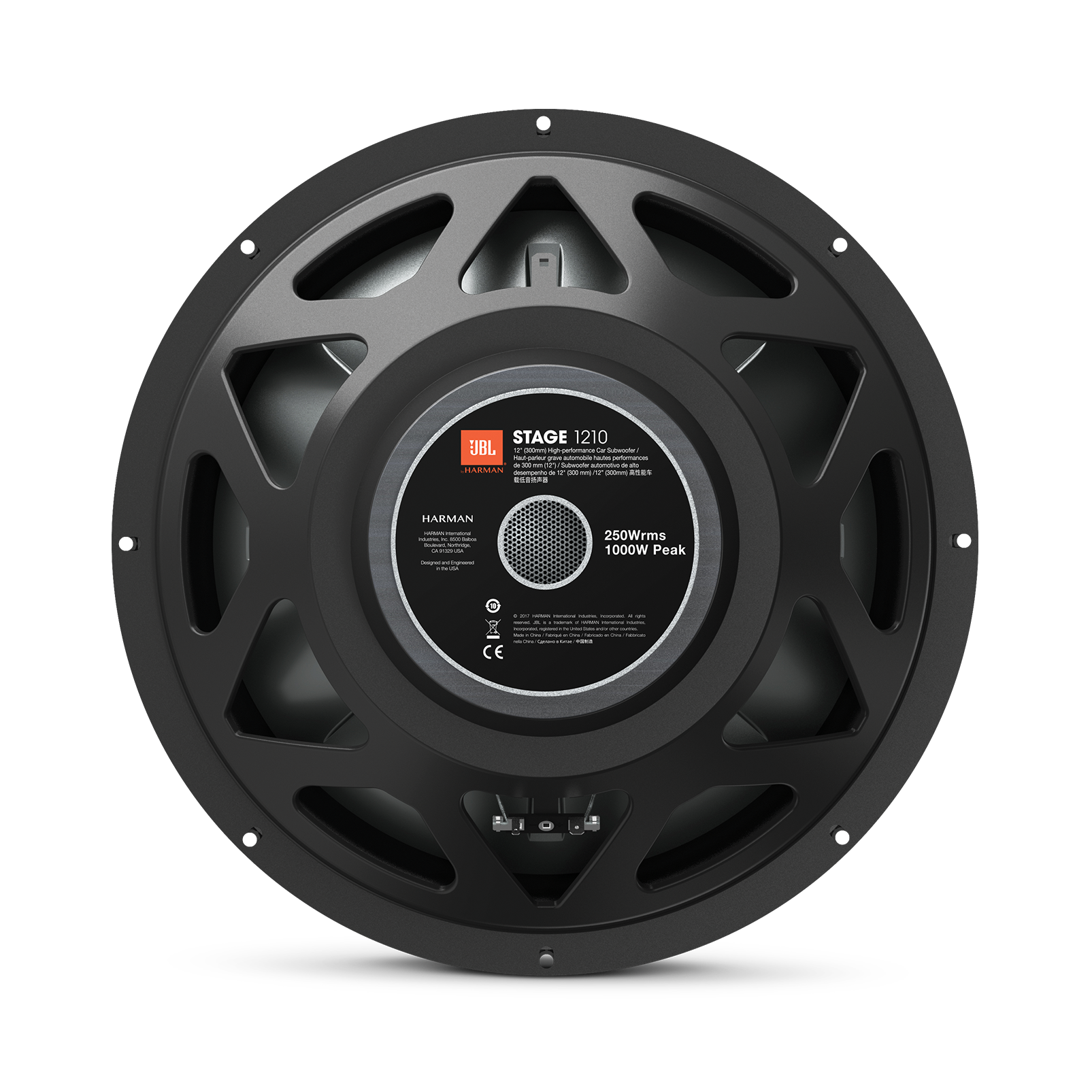 JBL Stage 1210 Subwoofer 12" (300mm) woofer with 250 RMS and 1000W