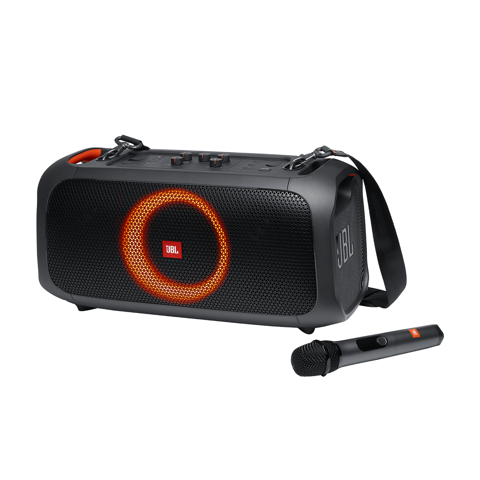 JBL PartyBox OnTheGo Portable party speaker with builtin lights