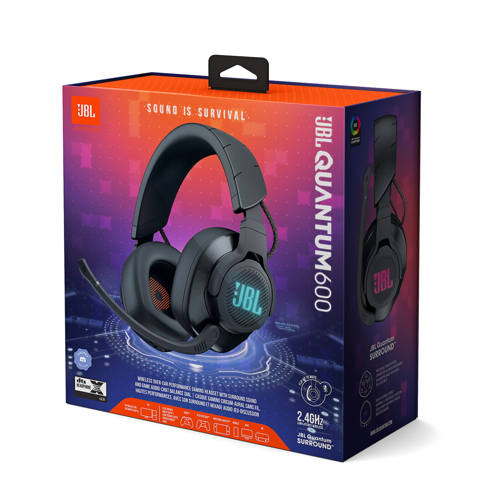 JBL Quantum 600 | Wireless Gaming Headset